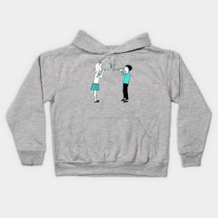 Jamming on Flutes Kids Hoodie